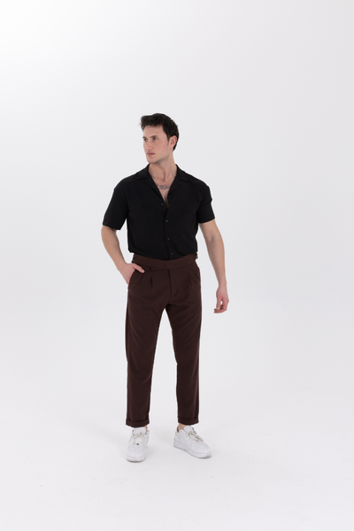 Yandan Kemerli Premium Jogger Kırmızı