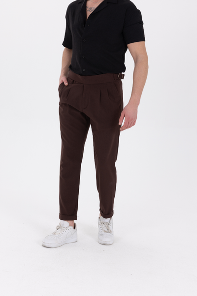 Yandan Kemerli Premium Jogger Kırmızı