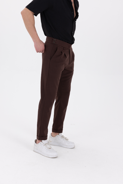 Yandan Kemerli Premium Jogger Kırmızı