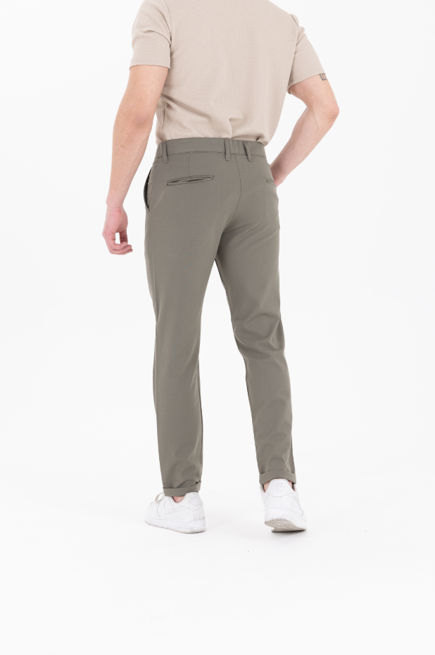 Orta Kemerli Premium Jogger Haki