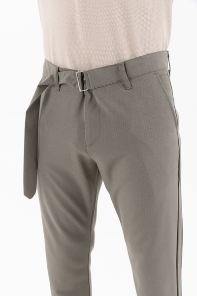 Orta Kemerli Premium Jogger Haki