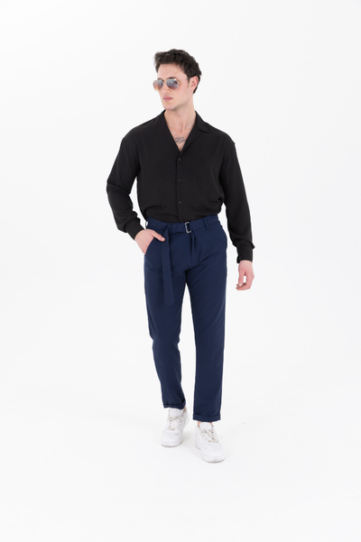 Orta Kemerli Premium Jogger Lacivert