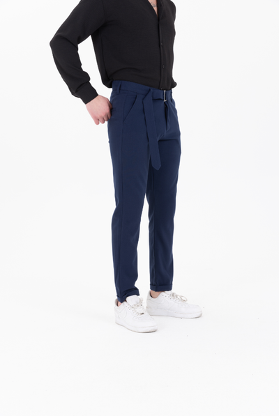 Orta Kemerli Premium Jogger Lacivert