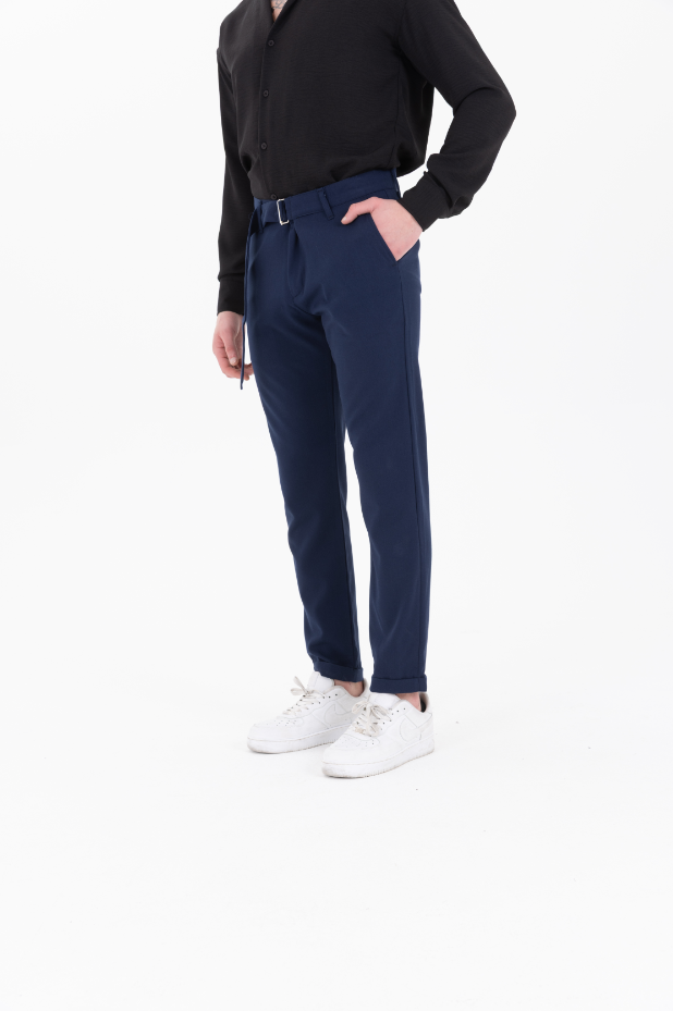 Orta Kemerli Premium Jogger Lacivert