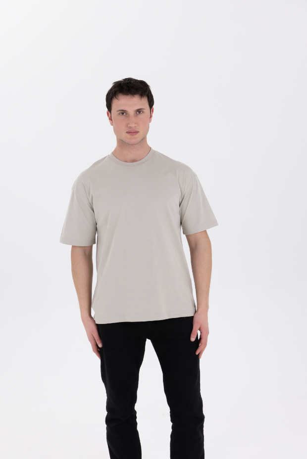 Ekru Basic Tişört