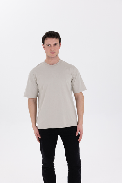 Ekru Basic Tişört