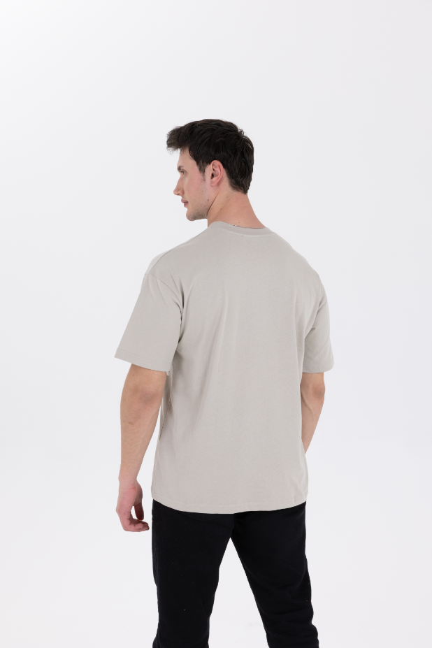 Ekru Basic Tişört