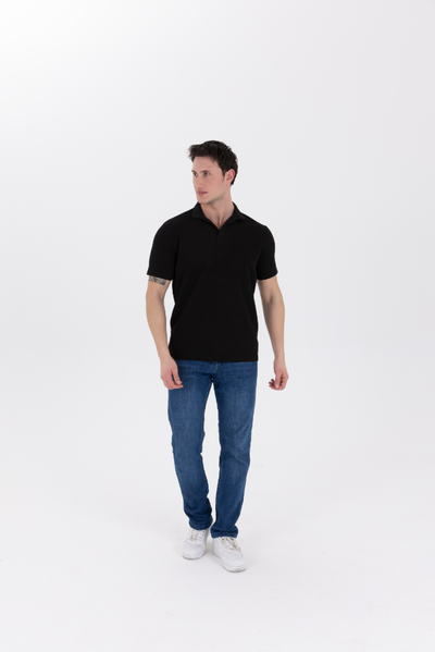 Siyah Polo Yaka Tişört