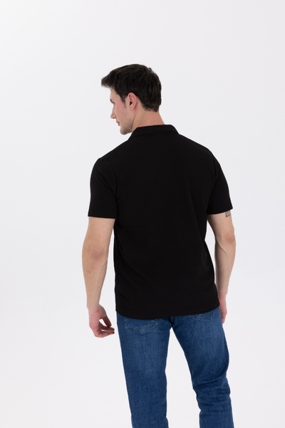 Siyah Polo Yaka Tişört